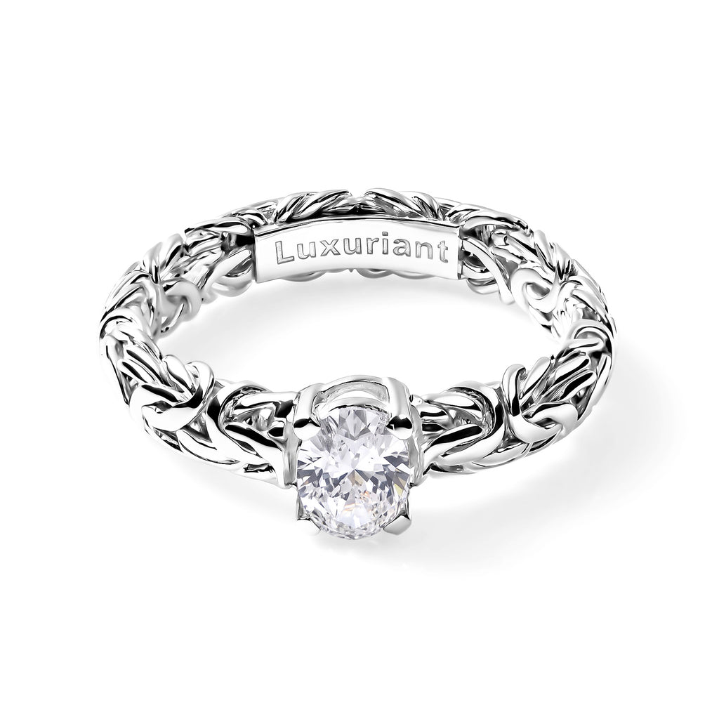 Luxuriant - Lab Grown Diamond Ring in Sterling Silver 1.00 Ct._8600682
