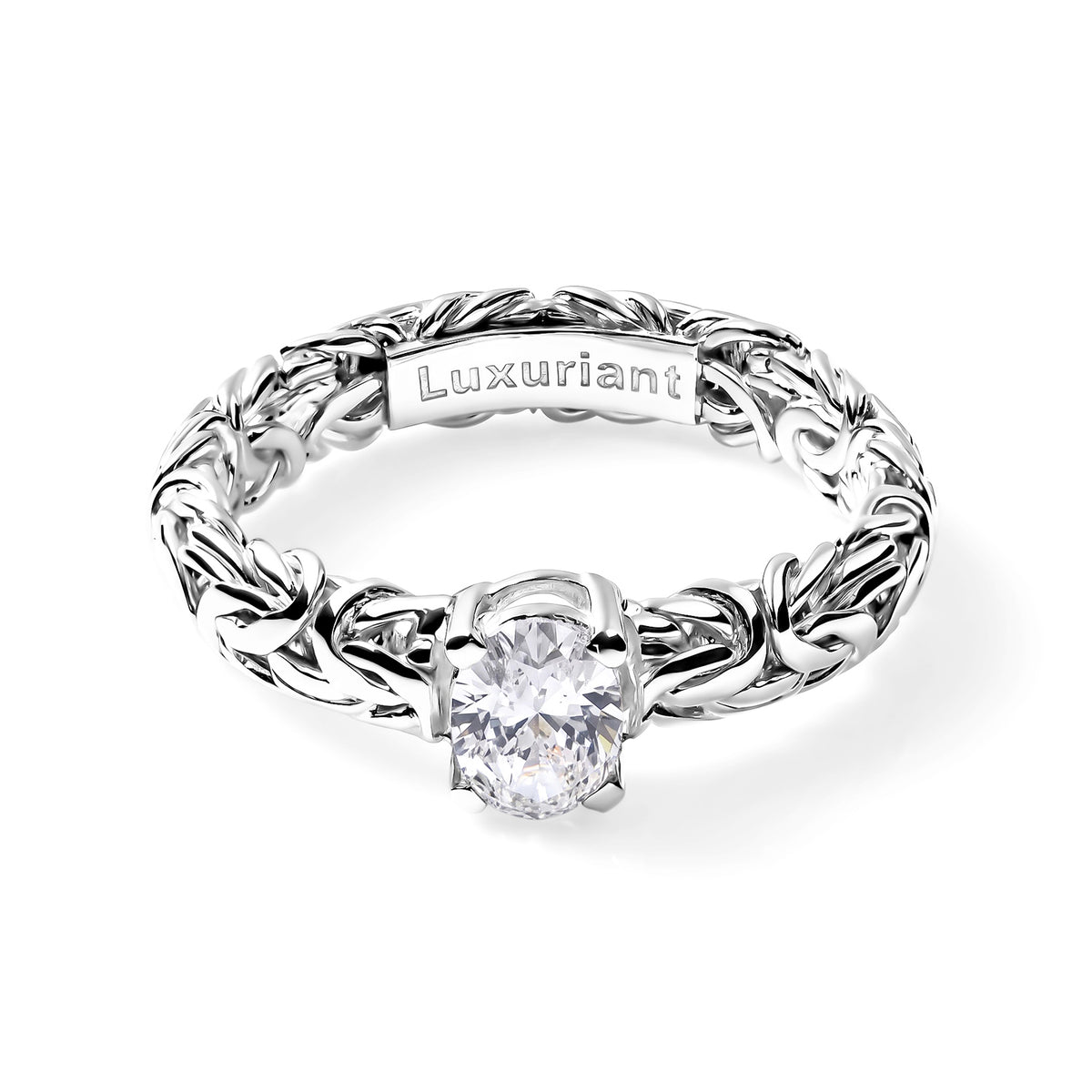 Luxuriant - Lab Grown Diamond Ring in Sterling Silver 1.00 Ct. 8600682 0