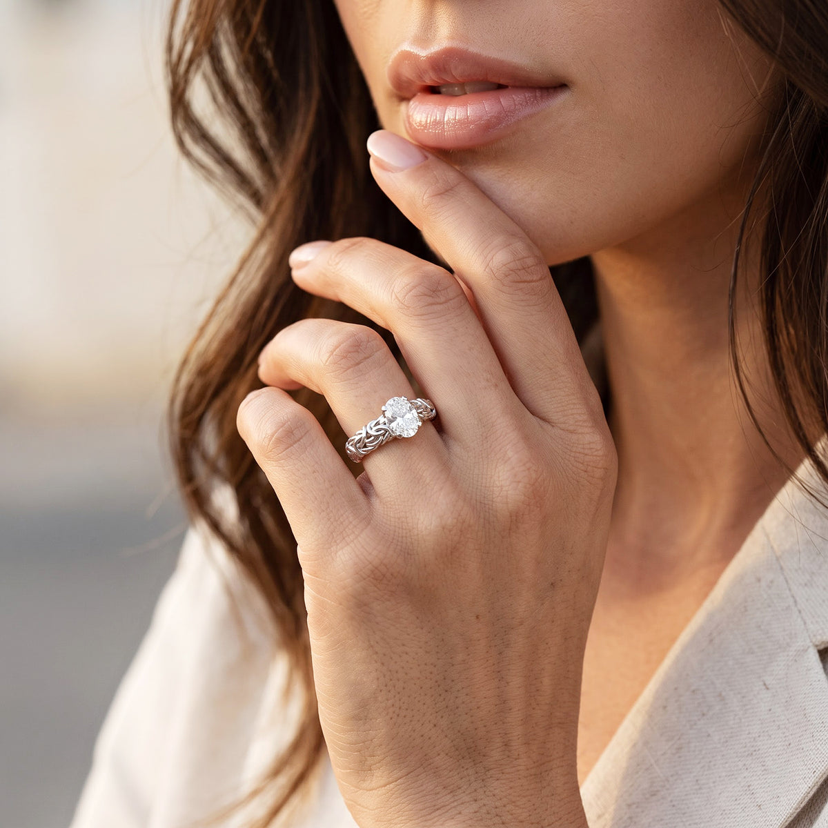 Luxuriant - Lab Grown Diamond Ring in Sterling Silver 1.00 Ct. 8600682 2