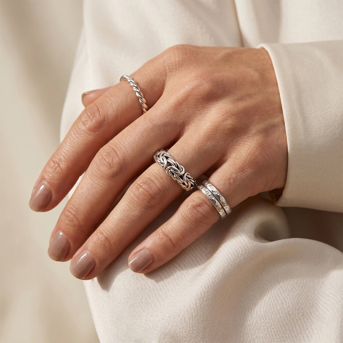 D'Joy Sterling Silver Borobudur Ring V32518043 3