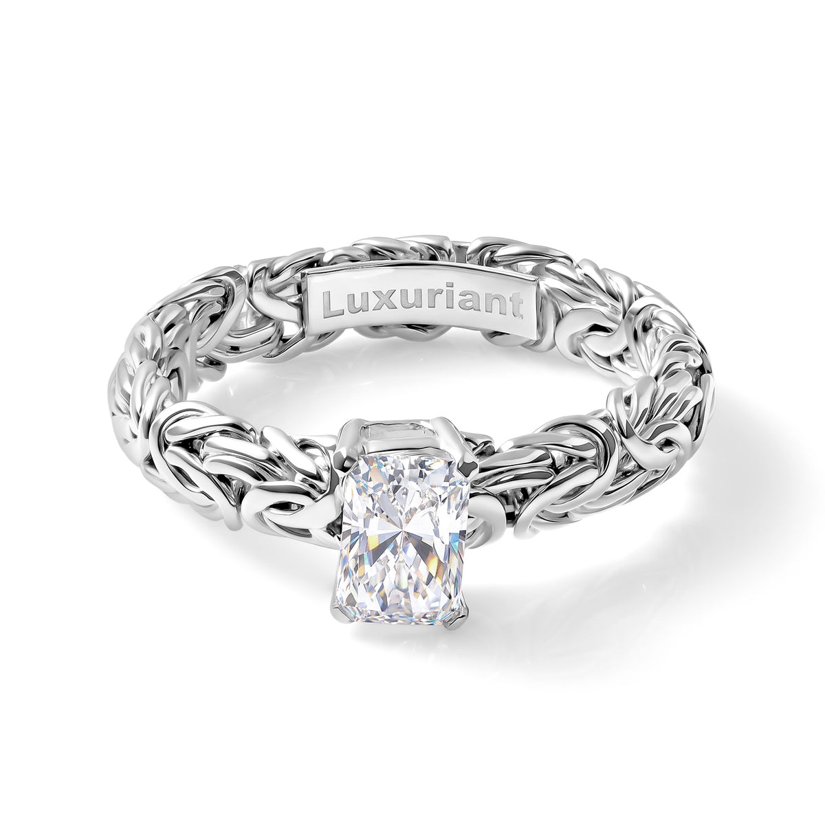 Luxuriant - Lab Grown Diamond Ring in Sterling Silver 1.00 Ct. 8601240 0