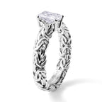 Luxuriant - Lab Grown Diamond Ring in Sterling Silver 1.00 Ct._8601240_3