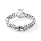 Luxuriant - Lab Grown Diamond Ring in Sterling Silver 1.00 Ct._8601240_4