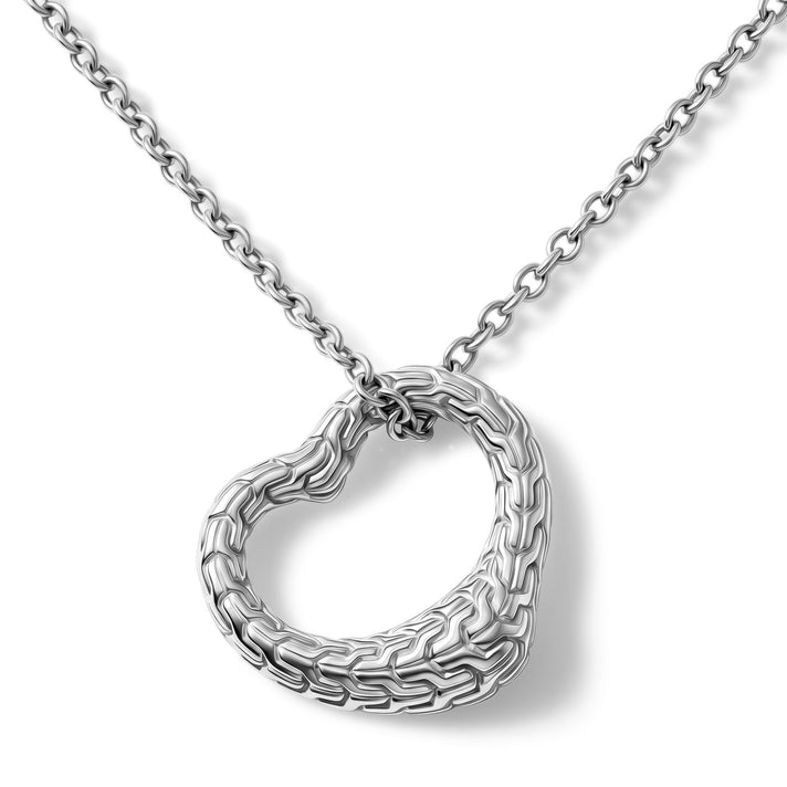 Royal Bali Collection - D'Joy Sterling Silver Filigree Heart Pendant 8601285 1