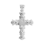 Royal Bali Collection - D'Joy Sterling Silver Cross Pendant, Silver Wt. 10.55 Gms_8601346