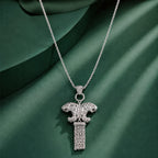 Royal Bali Collection - D'Joy Sterling Silver Twin Tiger Pendant, Silver Wt.11.06 Gms_8601347_2