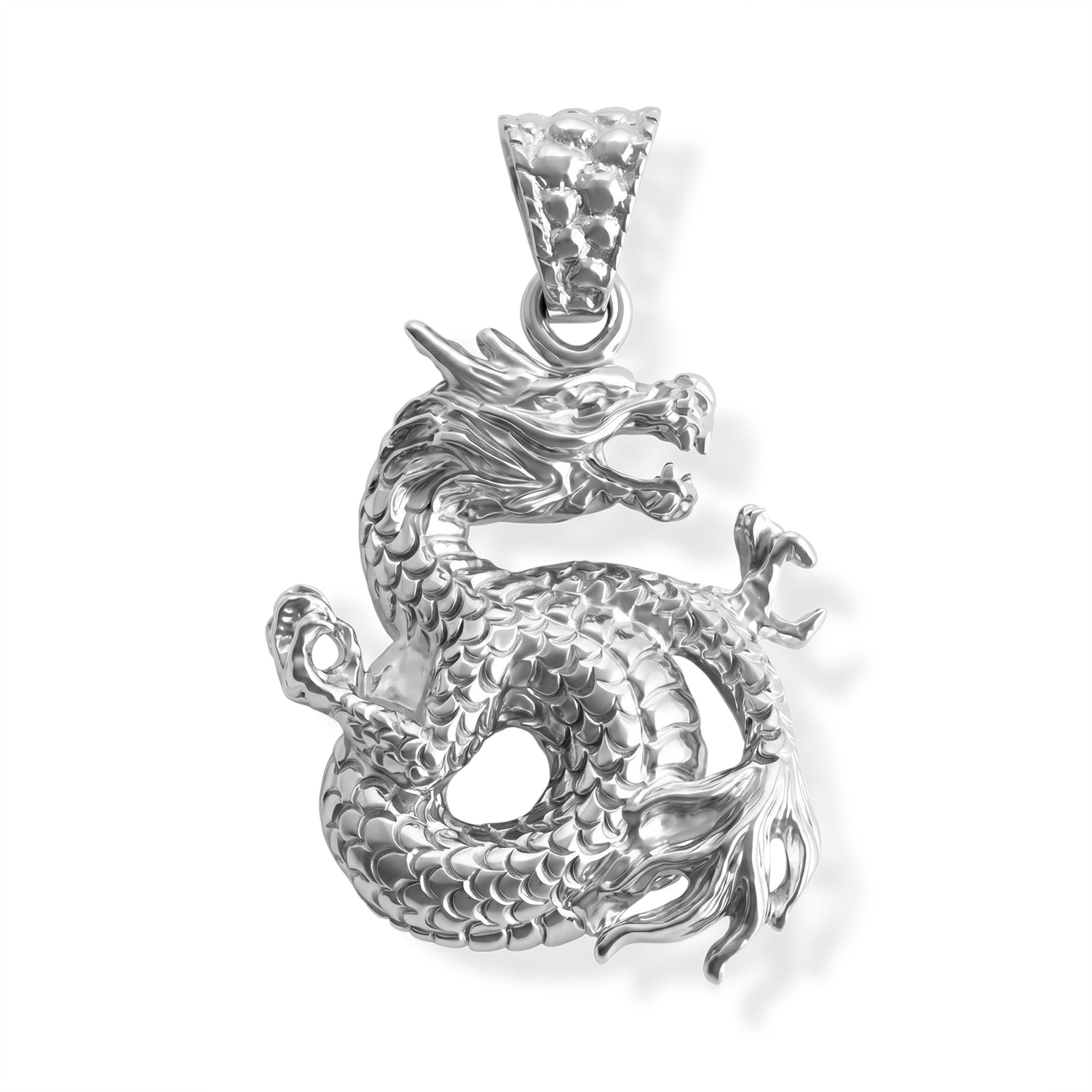 Royal Bali Collection - D'Joy Sterling Silver Dragon Pendant 8601460 0
