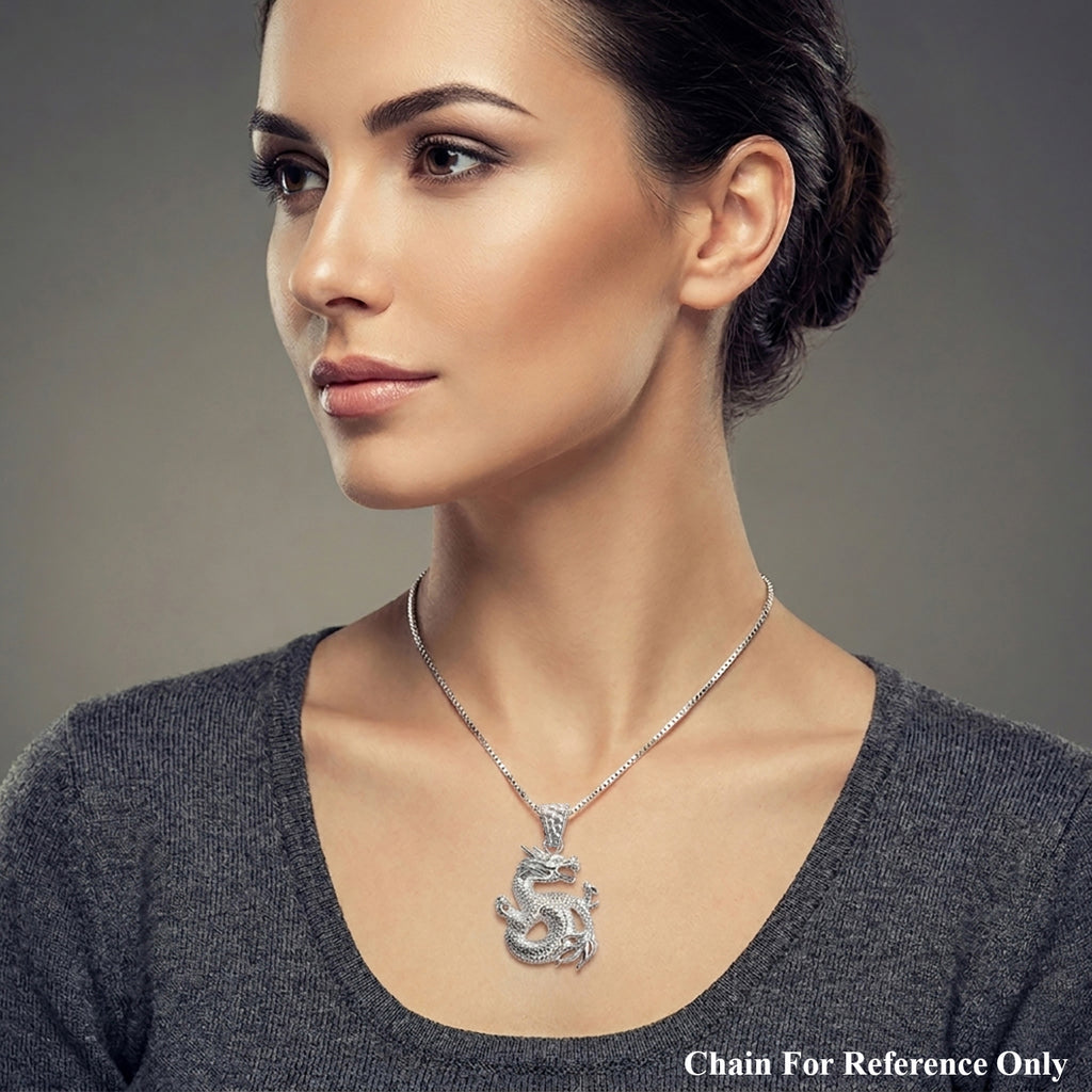Royal Bali Collection - D'Joy Sterling Silver Dragon Pendant_8601460_1
