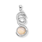 Royal Bali Collection - D'Joy White Mabe Pearl Sterling Silver Dragon Drop Pendant 6.80 Ct._8601462_4