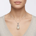 Royal Bali Collection - D'Joy White Mabe Pearl Sterling Silver Elephant Head Drop Pendant 6.28 Ct._8601468_1