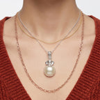 Royal Bali Collection - D'Joy White Mabe Pearl Sterling Silver Elephant Head Drop Pendant 6.28 Ct._8601468_2