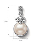 Royal Bali Collection - D'Joy White Mabe Pearl Sterling Silver Elephant Head Drop Pendant 6.28 Ct._8601468_5