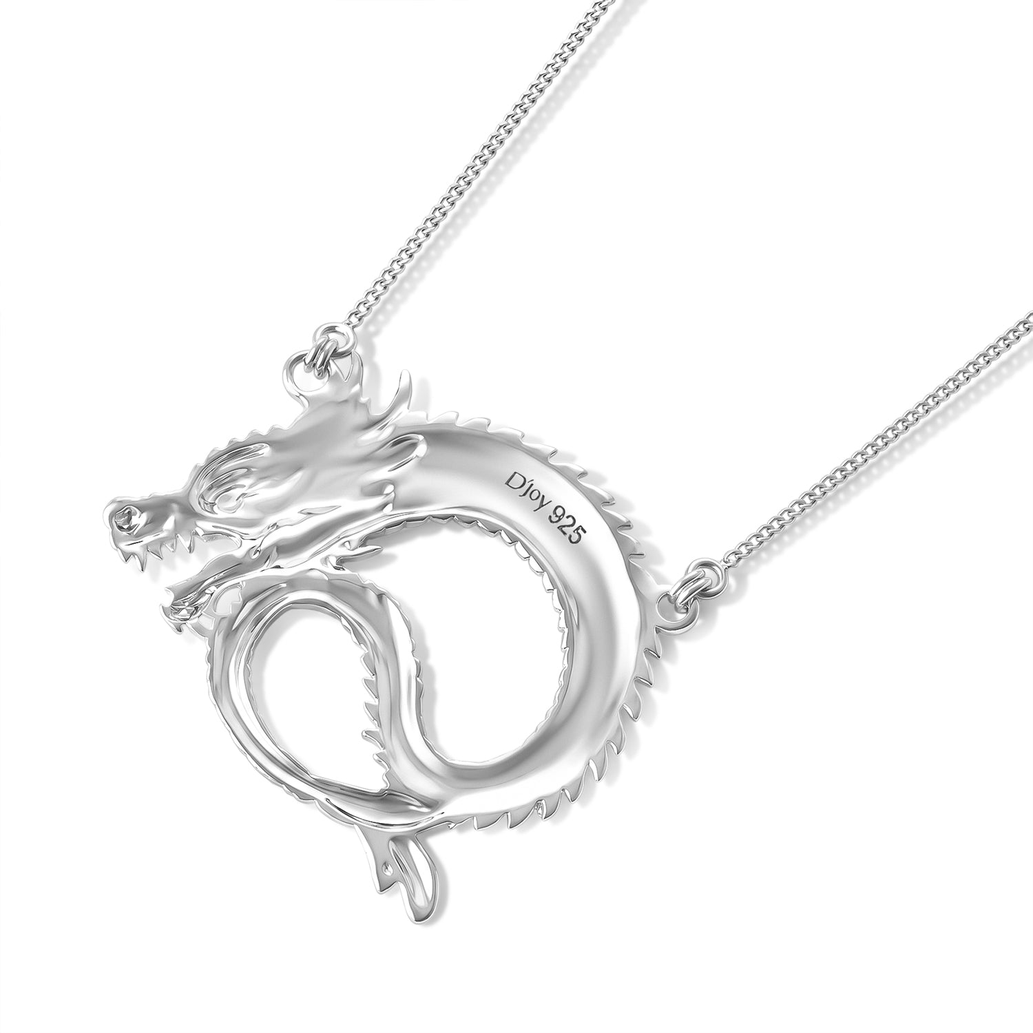 Royal Bali Collection - D'Joy Sterling Silver Dragon Necklace (Size - 20), Silver Wt. 10.20 Gms 8601532 5
