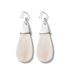 Royal Bali Collection - D'Joy Ox Bone & Citrine Sterling Silver Dangle Earring with Hook 19.74 Ct._8601559_3
