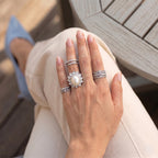 Royal Bali Collection - D'Joy White Mabe Pearl Sterling Silver Solitaire Ring 2.95 Ct._8602255_2