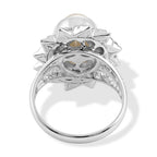 Royal Bali Collection - D'Joy White Mabe Pearl Sterling Silver Solitaire Ring 2.95 Ct._8602255_4