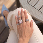 Royal Bali Collection - D'Joy Pink Mabe Pearl Sterling Silver Solitaire Ring 3.20 Ct._8602286_2