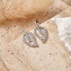 Luxuriant - Lab Grown Diamond (SI/G-H) Leaf Earring with Push Post in 18K Vermeil Yellow Gold Plated Sterling Silver 1.50 Ct._8604209_2