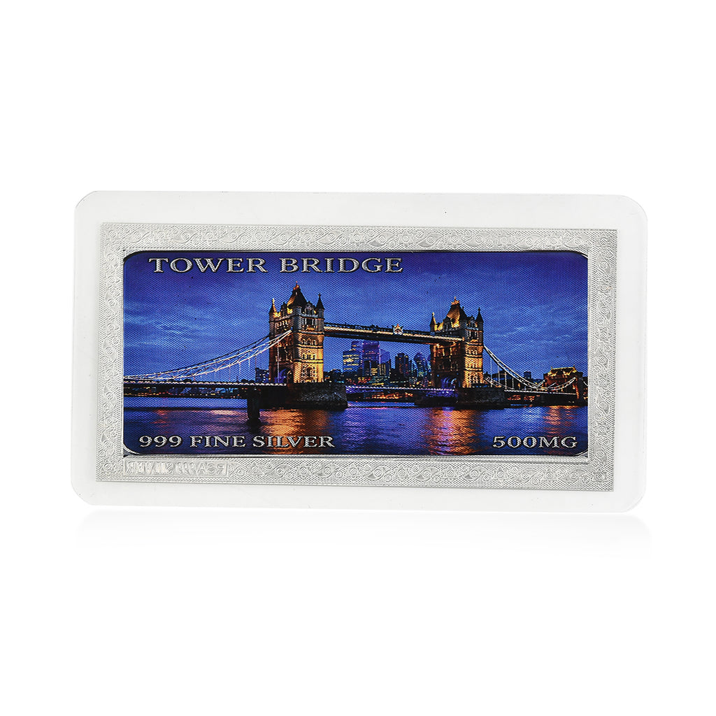 Sterling Silver (99.9% Purity) Tower Bridge Collectible_8604338_2