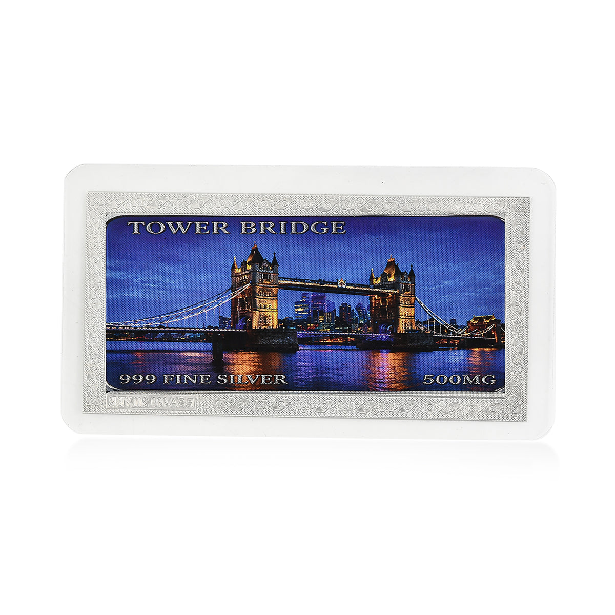 Sterling Silver (99.9% Purity) Tower Bridge Collectible V32514329 3