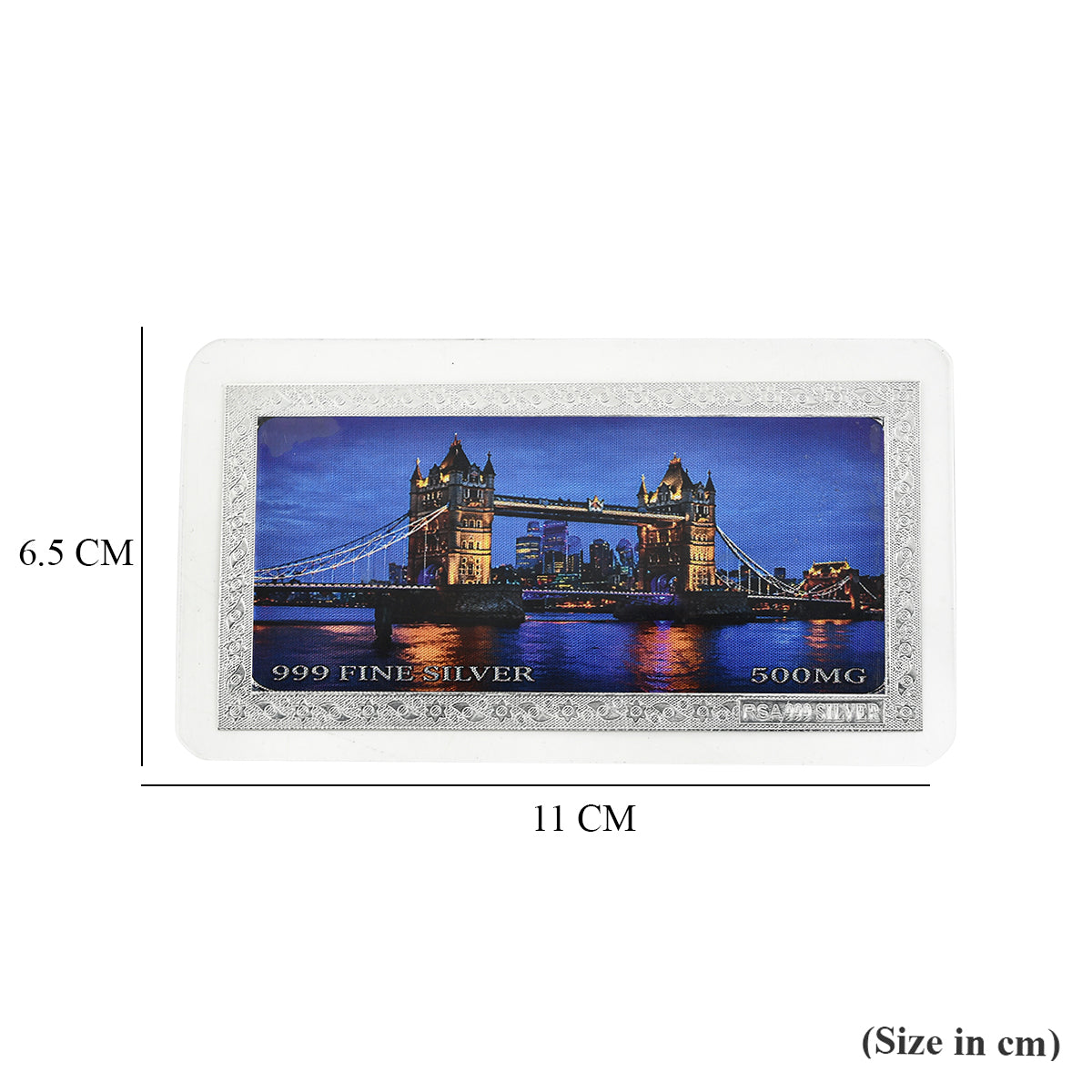 Sterling Silver (99.9% Purity) Tower Bridge Collectible V32514329 5