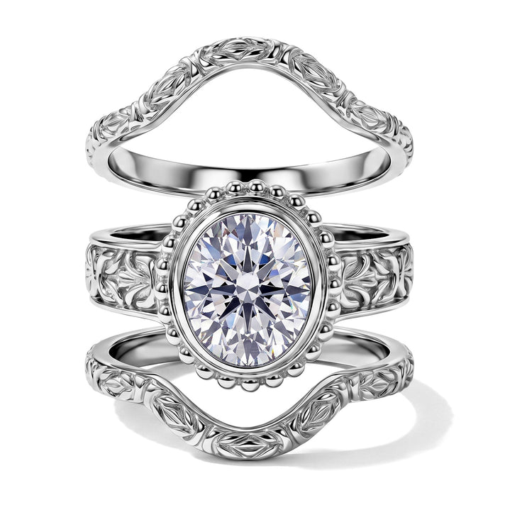 SUPER FIND - Royal Bali Collection - D'Joy Moissanite Solitaire Ring in Sterling Silver 2.90 Ct. Silver Wt. 8.5 Gms 8604404 1