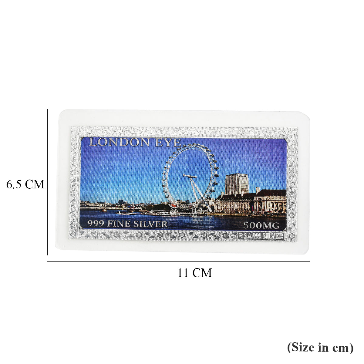 Sterling Silver (99.9% Purity) London Eye Collectible V32514334 5