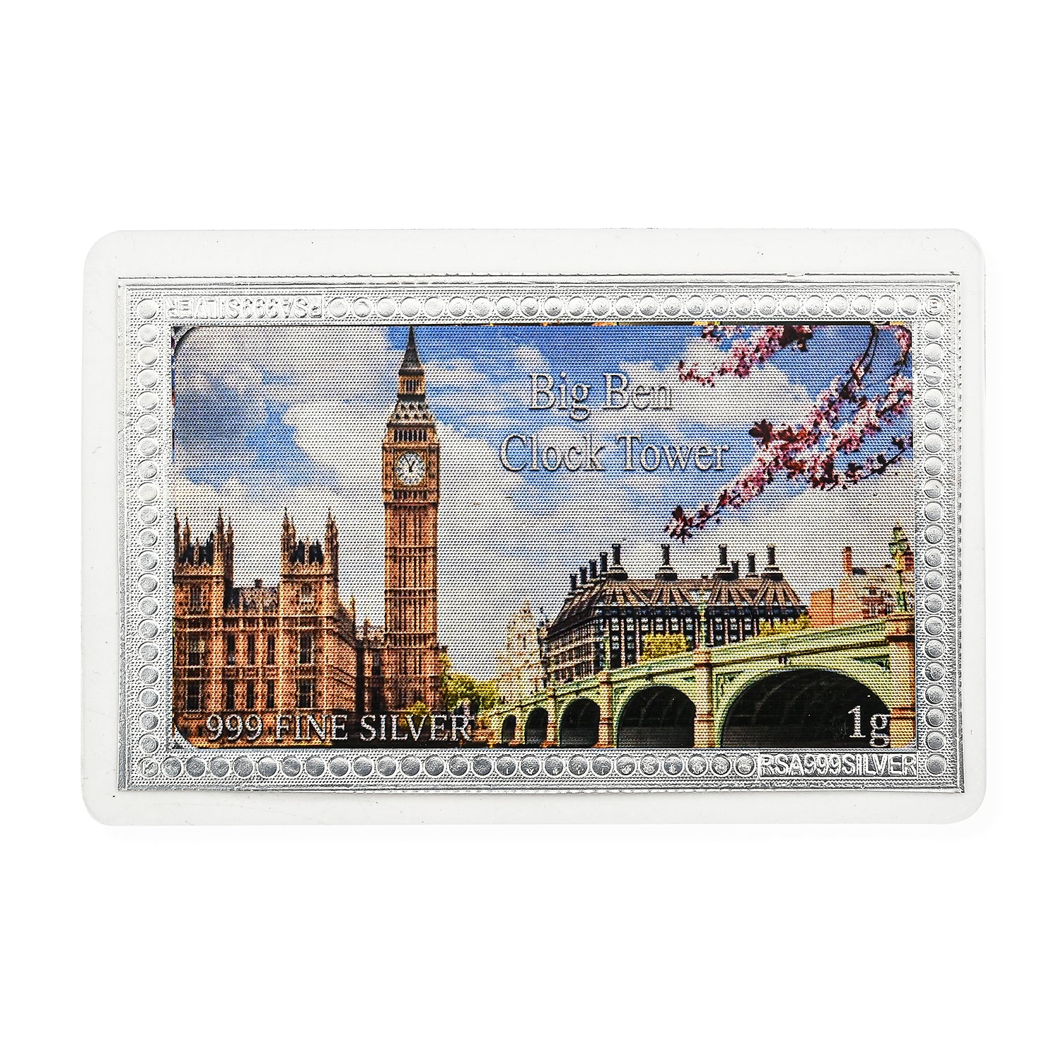 Sterling Silver (99.9% Purity) Big Ben Clock Tower Collectible V32513820 4