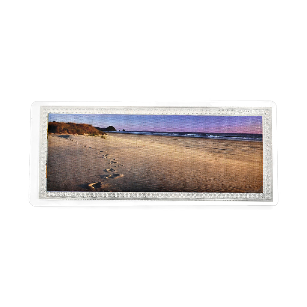 Sterling Silver (99.9% Purity) Foot Print in Sand Collectible_8604428_5