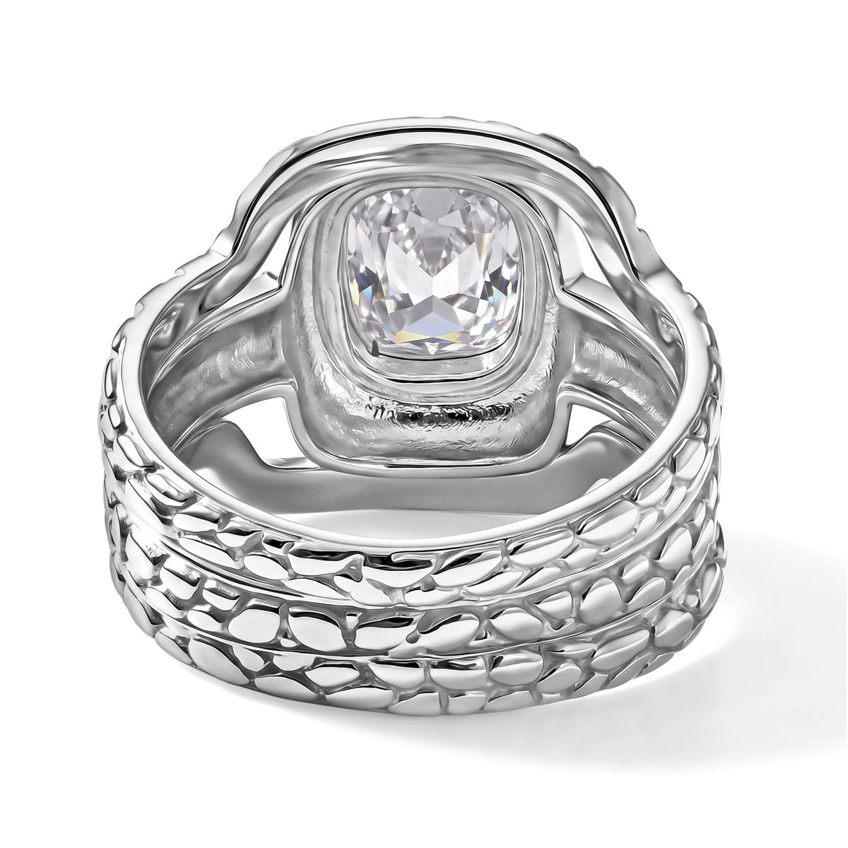 D'Joy Moissanite Ring Sterling Silver  2.690  Ct. 8604454 3