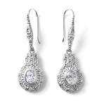 D'Joy Moissanite Earring Sterling Silver, Silver Wt.7.14 Gms  2.600  Ct._8604601