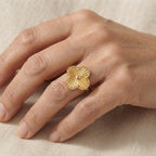 EverTrue in 18K YG Plating Floral Ring Pure : Natural : Bronze : Standard_8606382_1