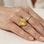 EverTrue in 18K YG Plating Floral Ring Pure : Natural : Bronze : Standard_8606382_2