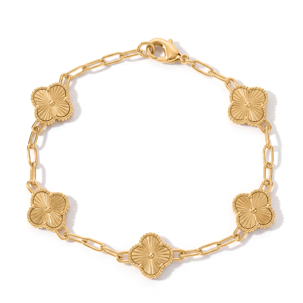EverTrue Bronzella Collection - Station Bracelet (Size - 7.5) in Yellow Gold Tone 8607543 0