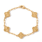EverTrue Bronzella Collection - Station Bracelet (Size - 7.5) in Yellow Gold Tone_8607543