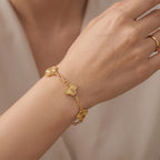 EverTrue Bronzella Collection - Station Bracelet (Size - 7.5) in Yellow Gold Tone_8607543_1