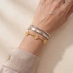 EverTrue Bronzella Collection - Station Bracelet (Size - 7.5) in Yellow Gold Tone_8607543_2