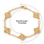 EverTrue Bronzella Collection - Station Bracelet (Size - 7.5) in Yellow Gold Tone_8607543_4