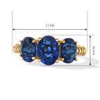 D'Joy - Ceylon Color Quartz Ring in Yellow Gold Plated Sterling Silver 3.14 Ct._8607549_5