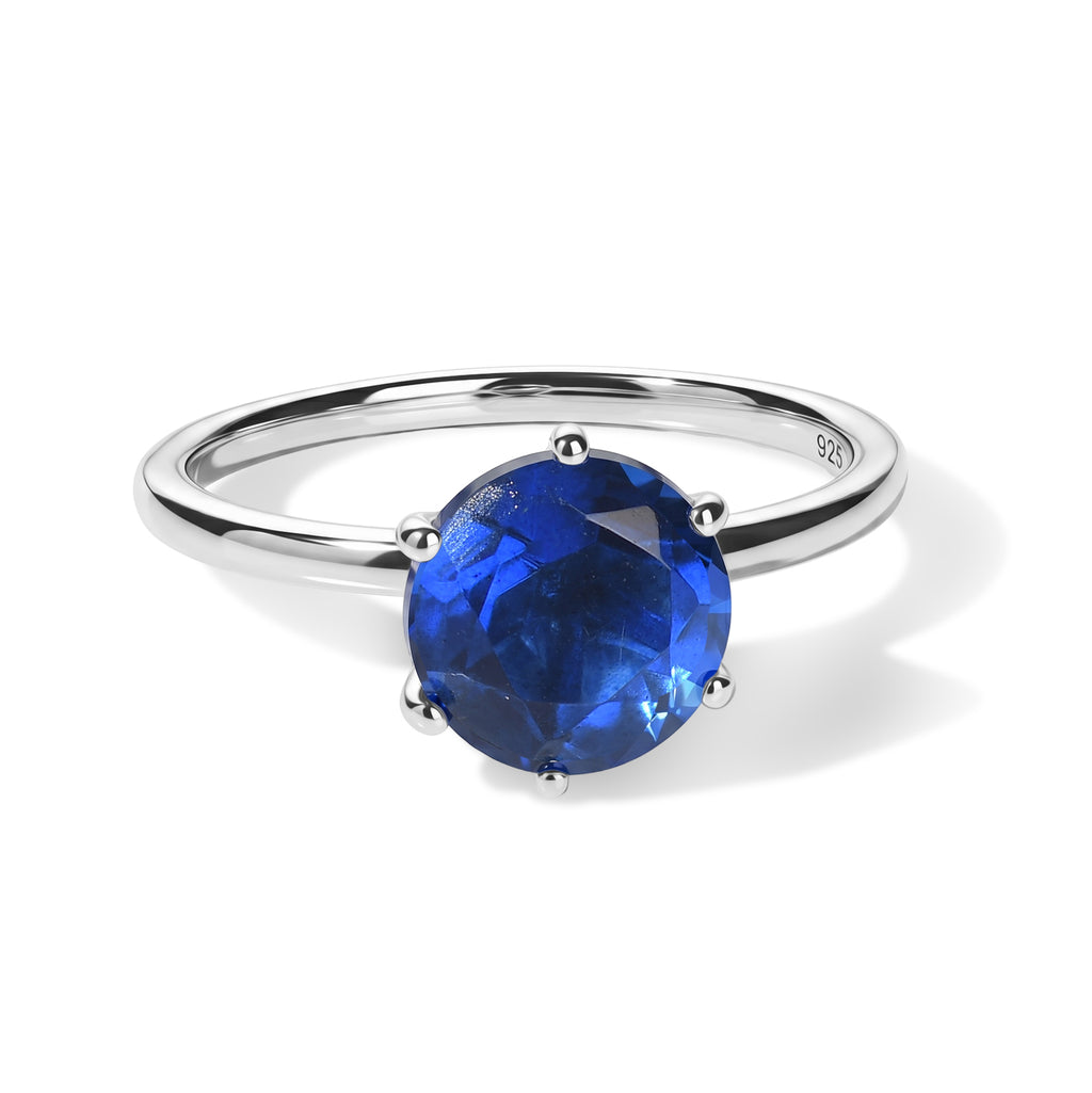 Ceylon Color Quartz Solitaire Ring in Platinum Overlay Sterling Silver 2.30 Ct._8607551
