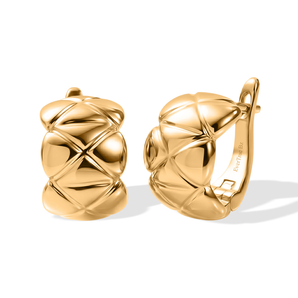 EverTrue Bronzella Collection - Hoop Earring in 18K Gold Plating_8607570
