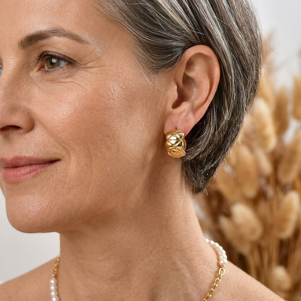 EverTrue Bronzella Collection - Hoop Earring in 18K Gold Plating V32529418 3