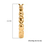 EverTrue Bronzella Collection - Full Hoop Earring with Clasp in 18K Gold Plating_8607603_4