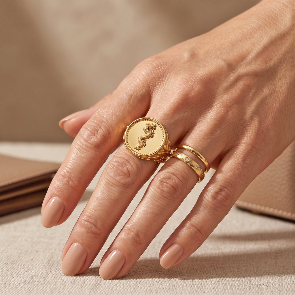 EverTrue Bronzella Collection - Ring in Yellow Gold Tone_8607775_2