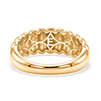 EverTrue Bronzella Collection - Scalloped Ring in 18K Gold Plating_8607786_4