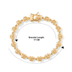 EverTrue Bronzella Collection - Butterfly Bracelet (Size - 7.5) with GB Lock Box in Yellow Gold Tone_8607790_4