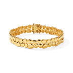 EverTrue Bronzella Collection - Pebble Link Bracelet (Size - 7.5) with GB Lock Box in Yellow Gold Tone_8607791