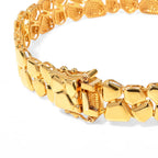 EverTrue Bronzella Collection - Pebble Link Bracelet (Size - 7.5) with GB Lock Box in Yellow Gold Tone_8607791_3