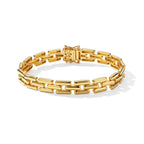 EverTrue Bronzella Collection - Linking Bracelet (Size - 7.5) in Yellow Gold Tone_8607793
