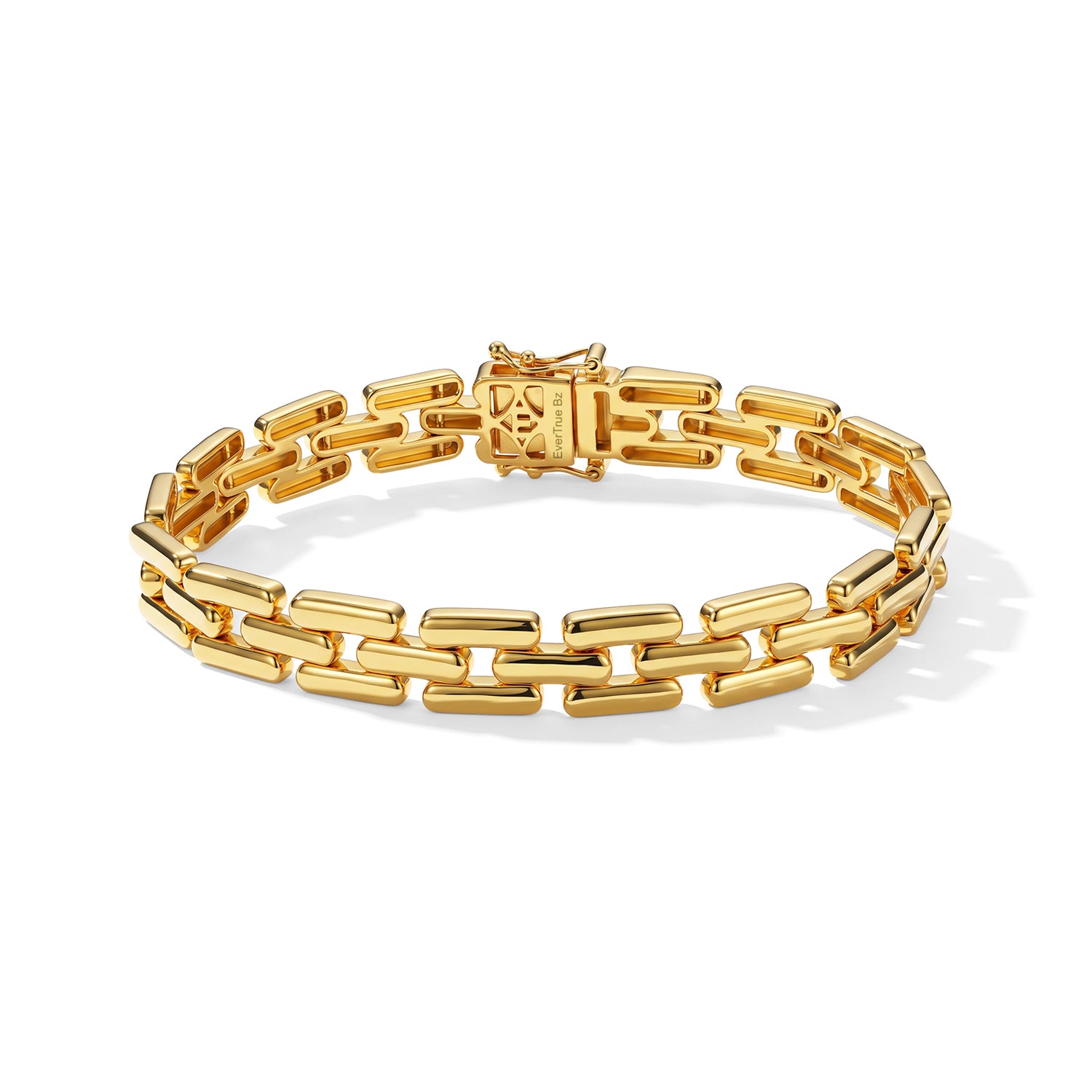 EverTrue Bronzella Collection - Linking Bracelet (Size - 7.5) in 18K Gold Plating V32528436 0